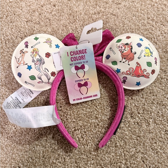 Disney World Art and Animation color changing Character Ear Headband NWT - Picture 3 of 3